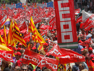 Noticia de Politica 24h: CCOO. Domingo, 19 de febrero: manifestaciones contra la reforma laboral 