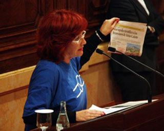Noticia de Politica 24h: La mayora del Parlamento vota en contra del Trasvase del Ebro gracias a ICV-EUiA