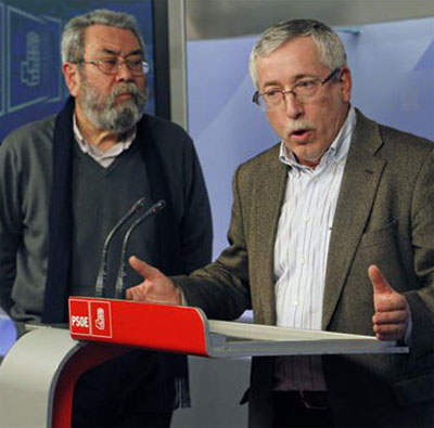 Noticia de Politica 24h: Toxo y Mndez envan a Rajoy las alternativas sindicales a la reforma laboral e insisten en que abra un proceso de dilogo social