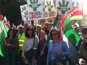 Noticia de Politica 24h: El PA se suma nuevamente a las manifestaciones contra la Reforma Laboral del PP