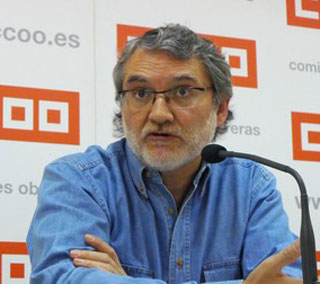 Noticia de Politica 24h: CCOO. Fernando Lezcano manifiesta 