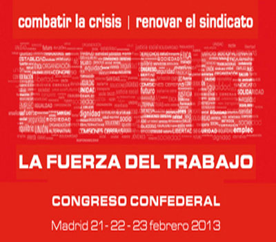 Noticia de Politica 24h: Comienza el 10 Congreso confederal de CCOO con el lema 