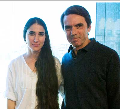 Noticia de Politica 24h: Aznar recibe en FAES a la disidente cubana Yoani Snchez