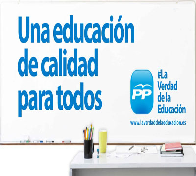 Noticia de Politica 24h: El PP presenta la campaa La verdad de la Educacin 