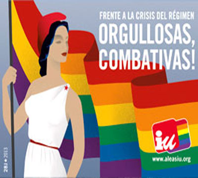 Noticia de Politica 24h: ALEAS-IU llama a participar en la manifestacin convocada en Madrid maana con motivo del Orgullo 2013