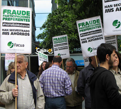 Noticia de Politica 24h: FACUA muestra su indignacin ante la irrisoria multa de Andaluca a CaixaBank por las preferentes
