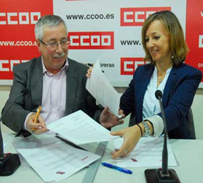 Noticia de Politica 24h: CCOO y UATAE se asocian en beneficio de los trabajadores asalariados y de los autnomos 